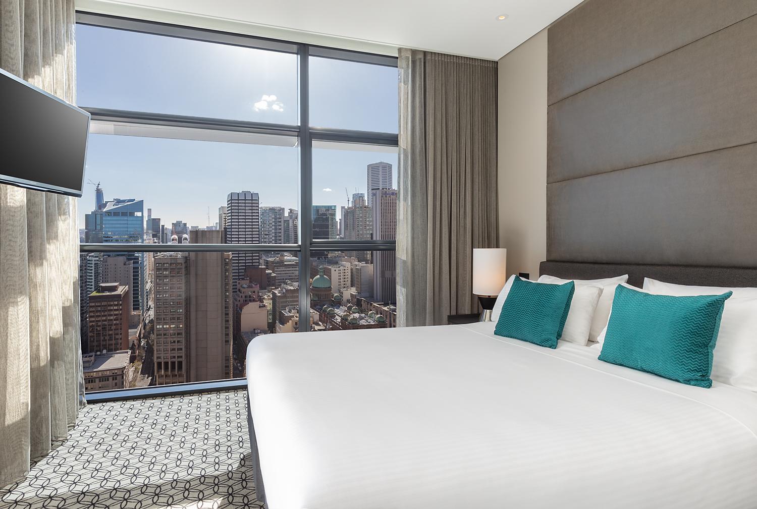 เฟรเซอร์ สวีท ซิดนีย์ Aparthotel ภายนอก รูปภาพ A bedroom at the hotel