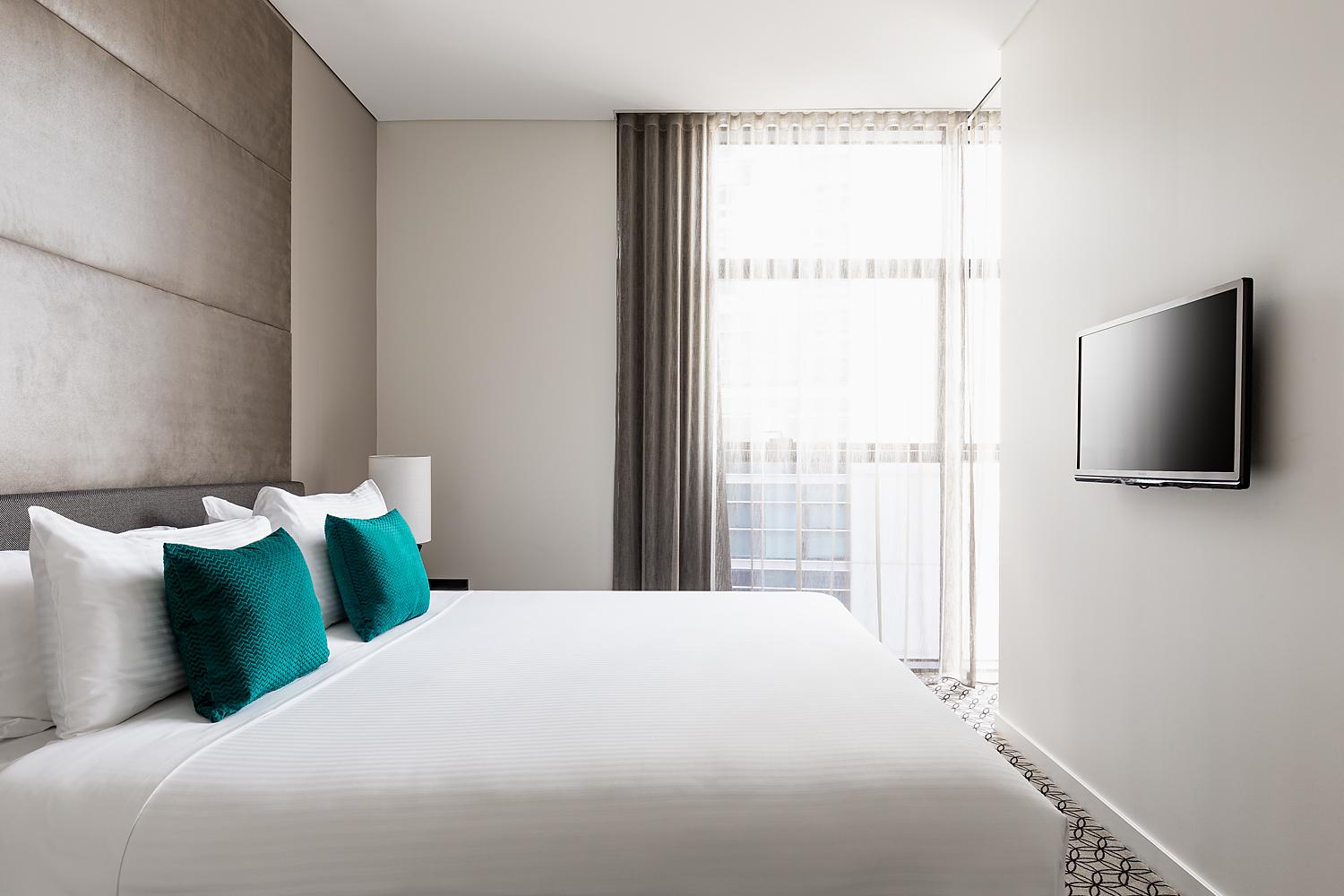 เฟรเซอร์ สวีท ซิดนีย์ Aparthotel ภายนอก รูปภาพ A bedroom at the hotel