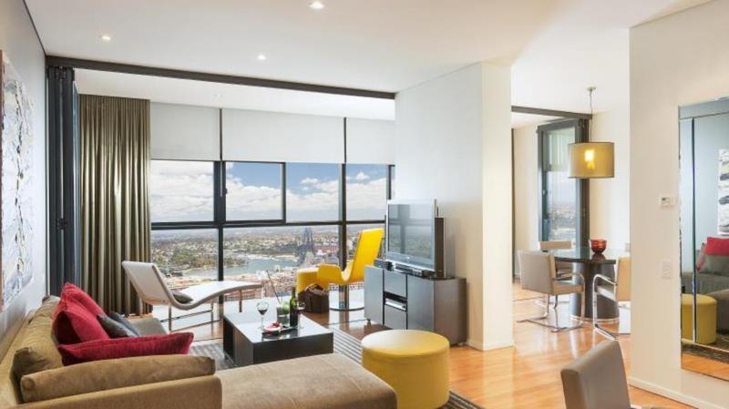 เฟรเซอร์ สวีท ซิดนีย์ Aparthotel ภายนอก รูปภาพ The interior of a typical apartment