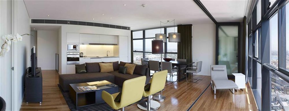 เฟรเซอร์ สวีท ซิดนีย์ Aparthotel ภายนอก รูปภาพ Interior of a typical apartment